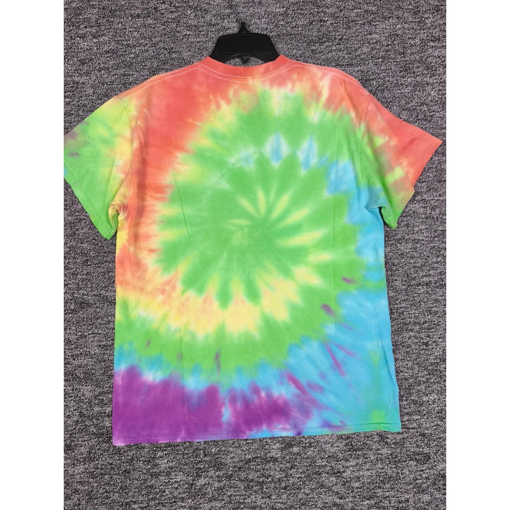 Grateful Dead Dancing Bears Rainbow Tie Dye Graphic T-Shirt Mens Medium 2016 - Picture 6 of 8